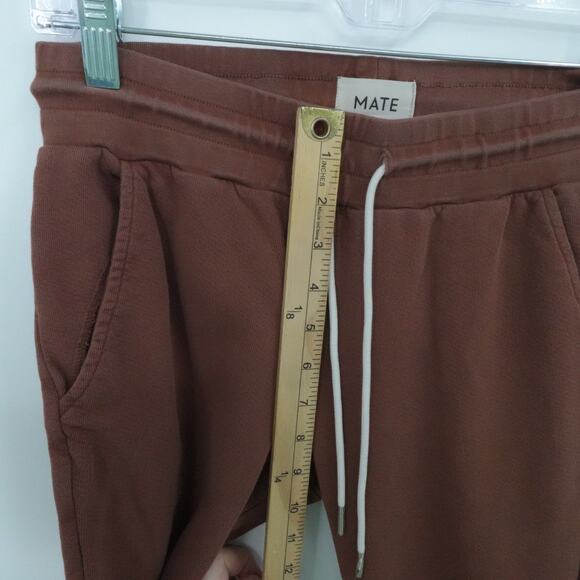 Mate The Label Organic Cotton Terry Classic Joggers Sweatpant Taupe Women‎ XS - Picture 6 of 13